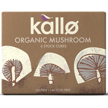 Kallo Mushroom Stock Cubes 66G
