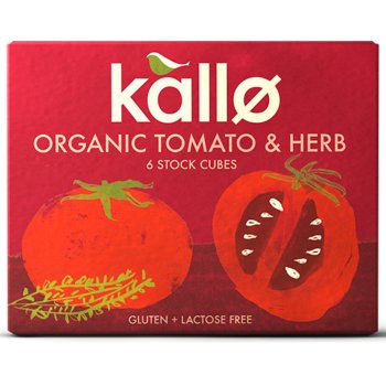 Kallo Tomato & Herb Stock Cubes 66G