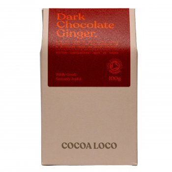 Cocoa Loco Ginger In Dark Chocolate - 100g