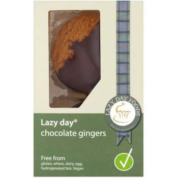 Lazy Day Dark Belgian Chocolate Ginger Biscuits - 125g