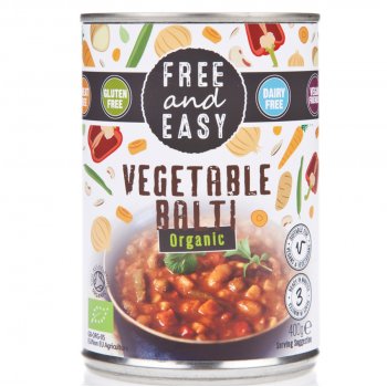 Free & Easy Organic Vegetable Balti - 400g