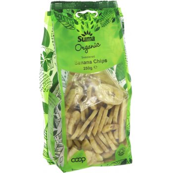 Suma Prepacks Organic Banana Chips 250g