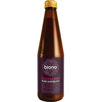 Biona Organic Cranberry Juice 100 percent  Pure 330ML