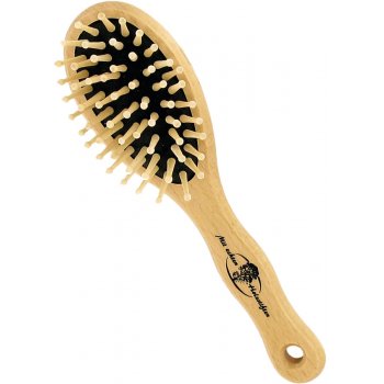Forsters Beech Oval Hairbrush - Round Pin - Small