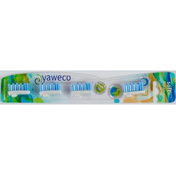 Yaweco Soft Toothbrush Replacement Heads - Pack of 4