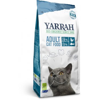 Yarrah Organic Dry Adult Cat Food With Fish - 800g
