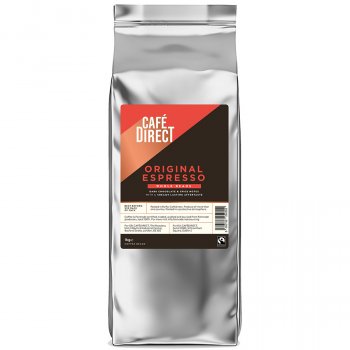 Cafédirect Fairtrade Original Espresso Coffee Beans - 1kg