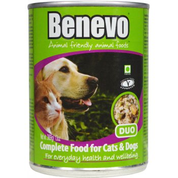 Benevo Duo - Moist Vegan Tinned Cat & Dog Food - 362g