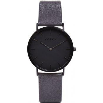 Votch Classic Collection Vegan Leather Watch - Black