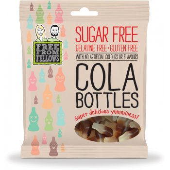Free From Fellows Vegan Sugar Free Cola Bottle Sweets - 100g