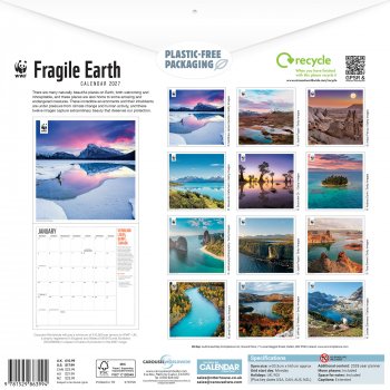 WWF Fragile Earth 2027 Wall Calendar