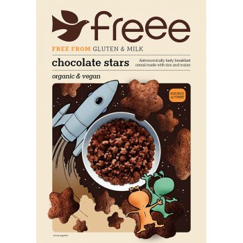 Doves Farm Gluten Free Organic Chocolate Stars Cereal - 300g