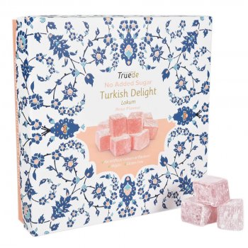 Truede No Added Sugar Turkish Delight - Rose - 110g