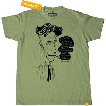 All Riot George Orwell 1984 Organic T-Shirt
