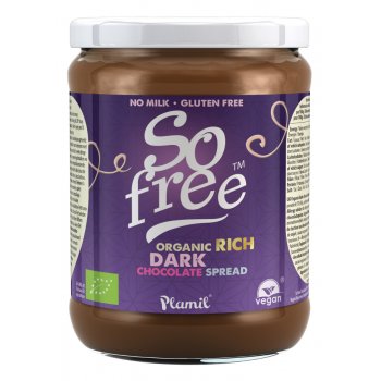 Plamil So Free Organic Rich Dark Chocolate Spread - 275g