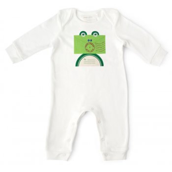 From Babies with Love Organic Frog Baby Grow