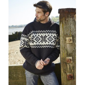 Mens Yukon Sweater - Charcoal