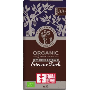 Equal Exchange 88 percent  Organic Extreme Dark Chocolate - 80g