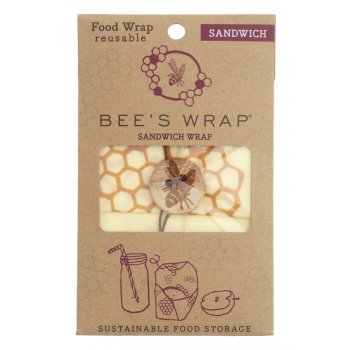 Bees Wrap Sandwich Wrap - Honeycomb