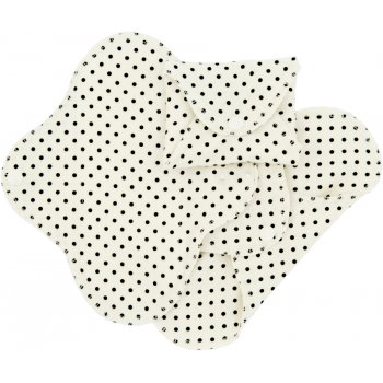ImseVimse Black Dot Reusable Panty Liners - Pack of 3