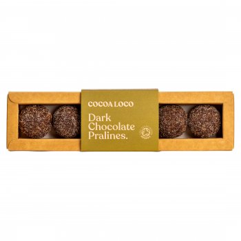 Cocoa Loco Handmade Dark Chocolate Pralines - Box of 6