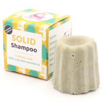 Lamazuna Solid Scotch Pine Shampoo - Normal Hair - 55g