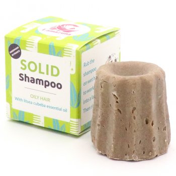 Lamazuna Solid Lemon Shampoo - Oily Hair - 55g