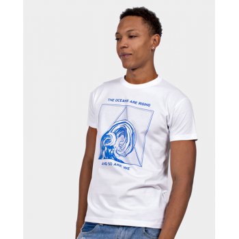 All Riot The Oceans are Rising Organic T-Shirt - White