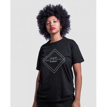 All Riot To Exist is to Resist Organic T-Shirt - Black