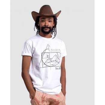 All Riot Victor Hugo Organic T-Shirt - White