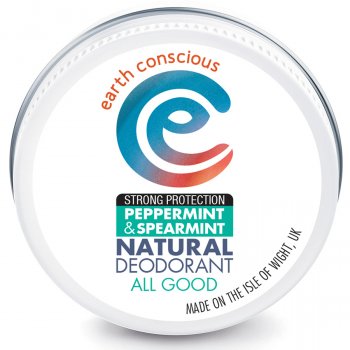 Earth Conscious Peppermint & Spearmint Natural Deodorant - 60g