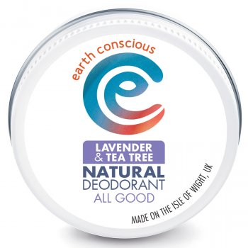 Earth Conscious Lavender & Tea Tree Natural Deodorant - 60g