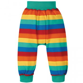 Frugi Rainbow Stripe Parsnip Pants