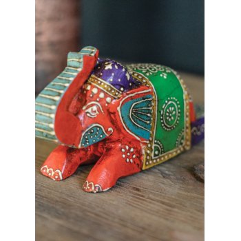 Mango Wood Elephant Doorstop