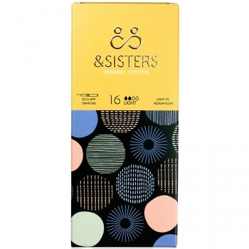 &SISTERS Eco-Applicator Tampons - Light - Pack of 16