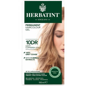 Herbatint Permanent Hair Dye - 10DR Light Copperish Blonde - 150ml