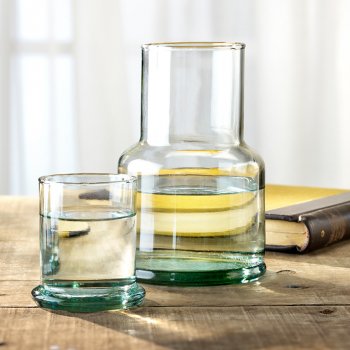 Recycled Glass Water Carafe