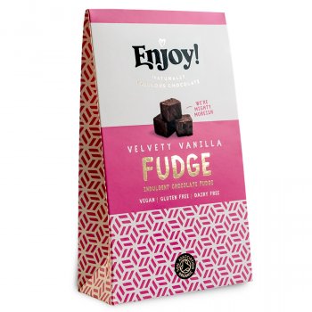 Enjoy Vegan Vanilla Chocolate Fudge - 100g