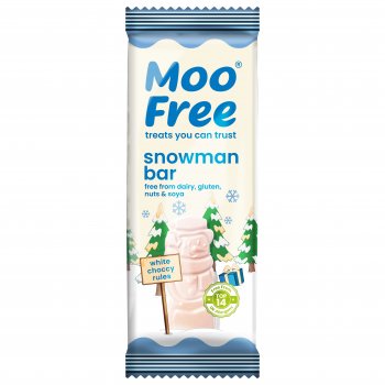 Moo Free Dairy Free White Chocolate Snowman - 32g