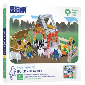 Play Press Toys Farm Build and Play Set