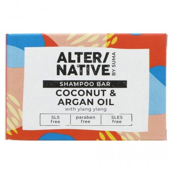 Alternative by Suma Glycerine Shampoo Bar - Coconut & Argan Oil - 90g