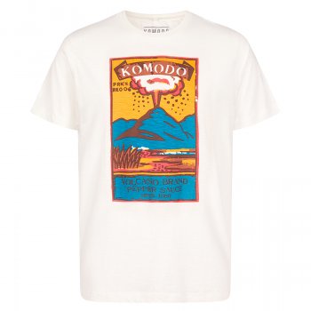 Komodo Kin Volcano T-Shirt - Off White