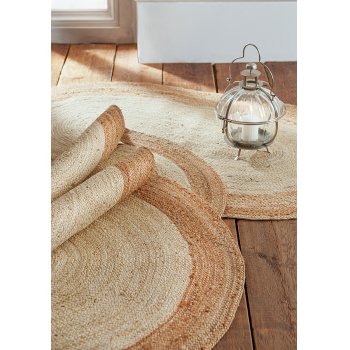 Sariska Round Jute Rug - 120cm