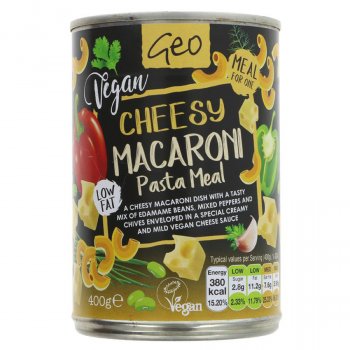 Geo Vegan Cheesy Macaroni Pasta Meal - 400g