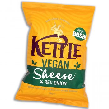 Kettle Chips Vegan Sheese & Red Onion Crisps - 135g