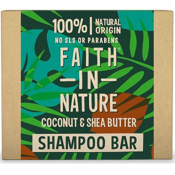 Faith in Nature Shampoo Bar - Coconut & Shea Butter - 85g