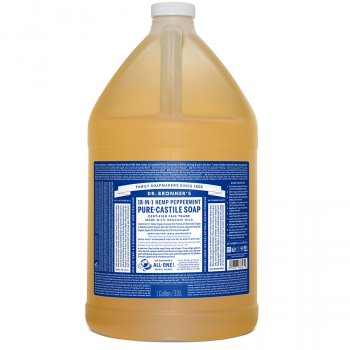 Dr Bronner Peppermint Castile Liquid Soap - 3.8L