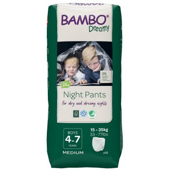 Bambo Nature Boys Dreamy Night Pants - 4-7 - Pack of 10