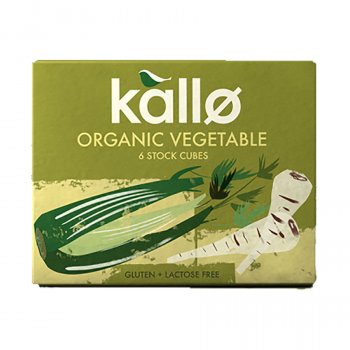 Kallo Organic Vegetable Stock Cubes - 66g