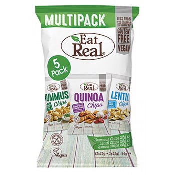 Eat Real Hummus, Lentil & Quinoa Multipack - 5 pack